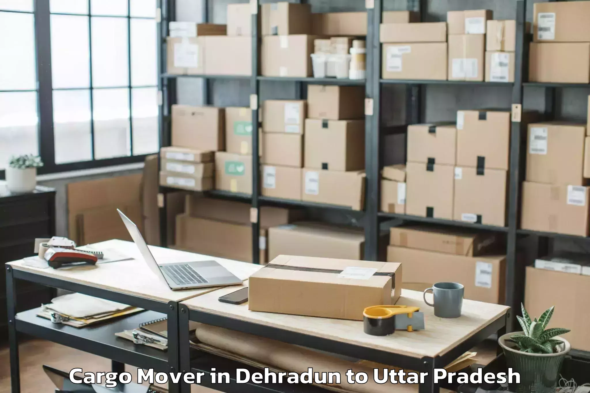 Book Dehradun to Nighasan Cargo Mover Online